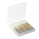 10pcs3.175mm Shank Titanium Coated Ball Nose End Milling Cutter Set 1mm-3.175mm CNC Milling Cutter