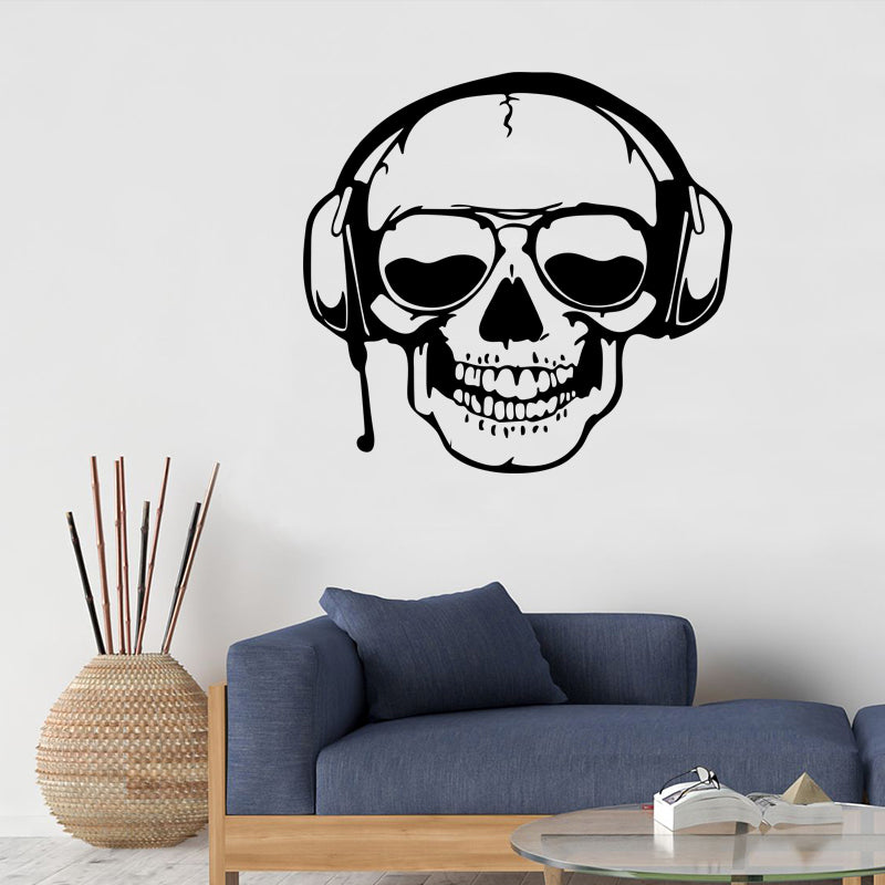 Miico FX3003 Cartoon Sticker Wall Sticker Halloween Sticker Removable Wall Sticker Room Decoration - Skull