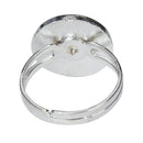 Ring of mood change of color size adjustable shape of face of smile K8Z5