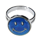 Ring of mood change of color size adjustable shape of face of smile K8Z5