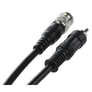 Black 3 Meters RCA to BNC Male Connector Video Cable for CCTV Camera P2S9