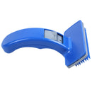Blue Plastic Pet Dog Puppies Hair Shedding Grooming Brush Comb Y5D4
