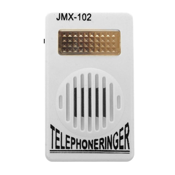 Plastic Household Phone Ring Sound Amplifier RJ11 6P2C Ringer Gray M3O7