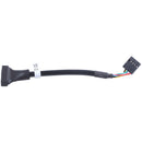 Black USB 2.0 9 Pin Female to USB 3.0 20 Pin Male Cable Adapter Connector T7Y1
