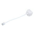 6P2C RJ11 Male to Female Two Way Telephone Splitter Converter Cable O4I7