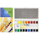 Maries 18/24/36 Colors Solid Watercolor Paint Set Watercolor Paint Transparent Sketch Painting