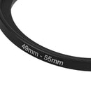 Camera Lens Filter Replacement 49mm-55mm Step Up Ring Adapter I7S9