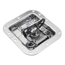 Twist Butterfly Draw Latch Rotary Turn Cold Rolled Silver Recessed