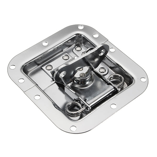 Twist Butterfly Draw Latch Rotary Turn Cold Rolled Silver Recessed