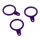 US Plastic Finger Measure Meter Ring Mass 3-13 Set Purple Jewelry tools