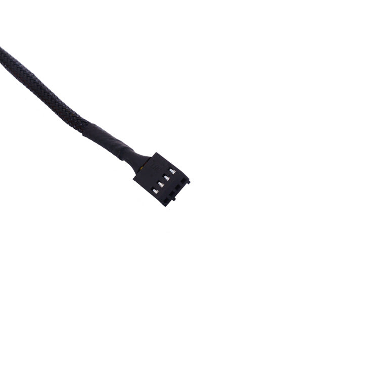 4pin Female to 4pin Male PWM Connector Case Fan Extension Power Cable Power Adapter for CPU Computer Case Fan Black