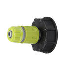 S60x6 IBC Faucet Tank Drain Adapter Nozzle Hose Thread Outlet Tap Connector Replacement Valve Fitting Parts for Home Garden