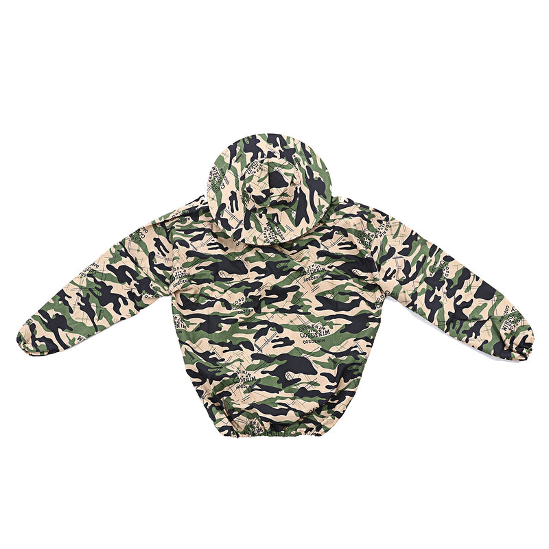 Camouflage Tactical Beekeeping Jacket Anti-bee Suit With Netted Hat