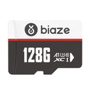 BIAZE 64GB/128GB/256GB Memory Card High Speed TF Card Data Storage Micro SD Card for Car Driving Recorder Security Monitor Camera