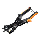 Punch Plier Leather Belt Round Hole Punch Eyelet Strap Revolving DIY Tool Heavy Duty