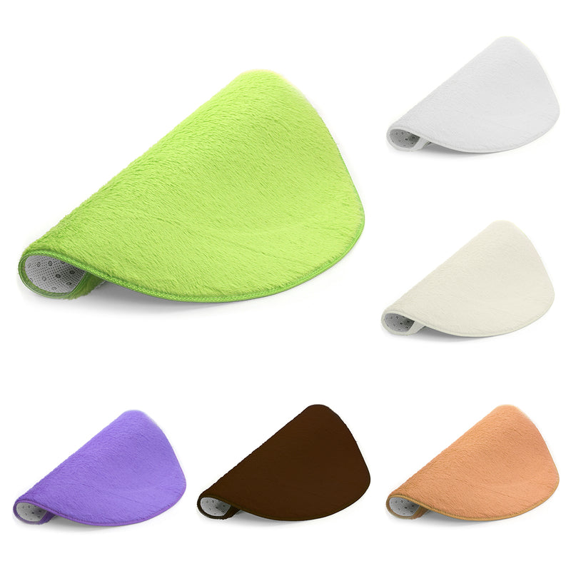 Round Anti Skid Fluffy Shaggy Area Rug Dining Room Home Table Carpet Floor Mat