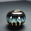 Luxurious Ceramic Pet Cremation Urn Hand-painted Made In Ceramics Cremation Ashes Urn For Pet