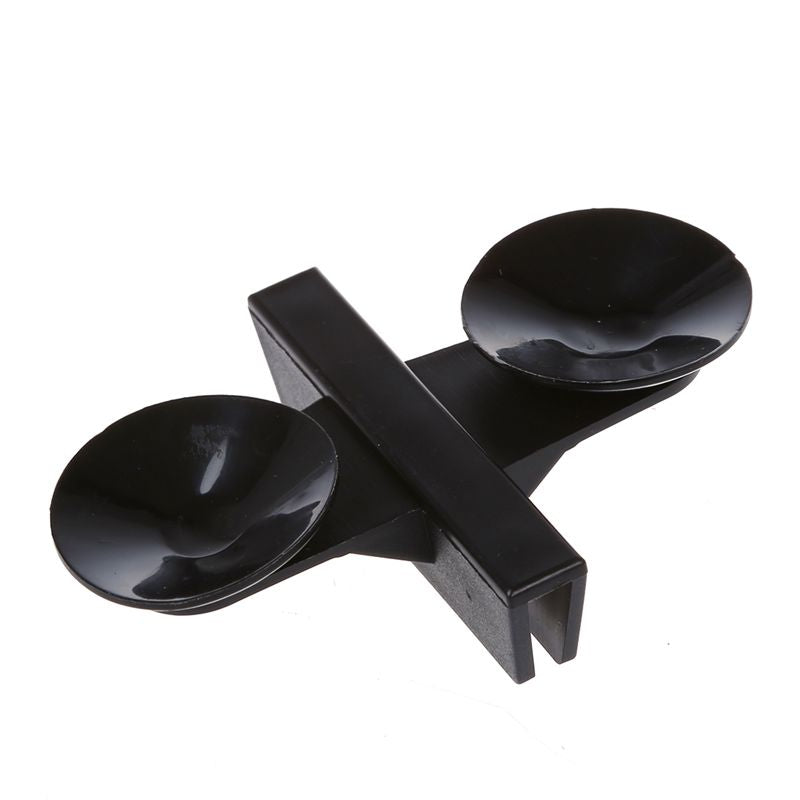 5pcs Divider Sheet Holder Suction Cup for Aquarium Fish Tank Black U1S8