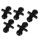 5pcs Divider Sheet Holder Suction Cup for Aquarium Fish Tank Black U1S8