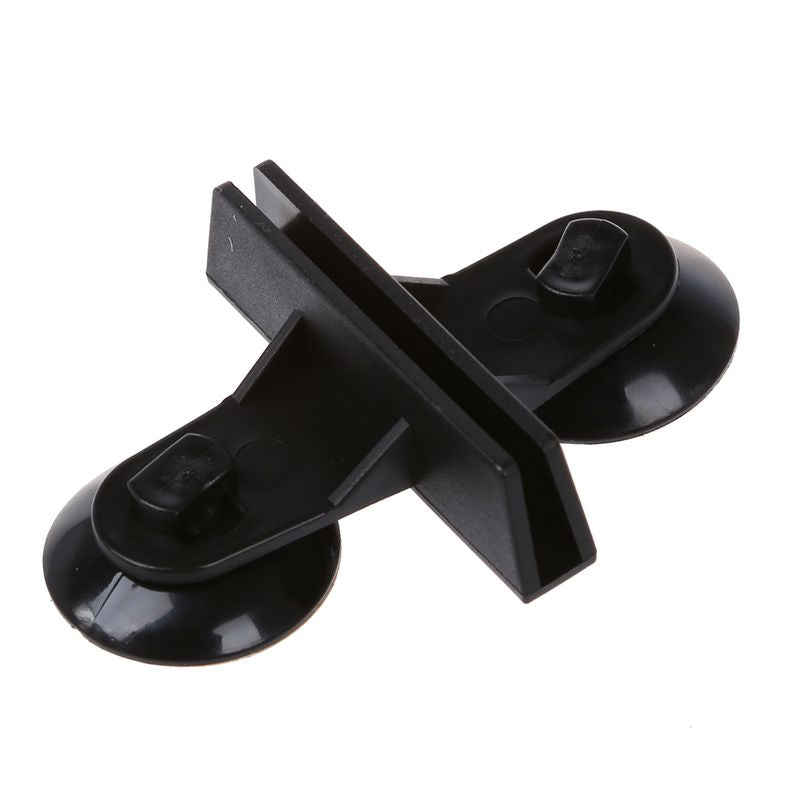 5pcs Divider Sheet Holder Suction Cup for Aquarium Fish Tank Black U1S8