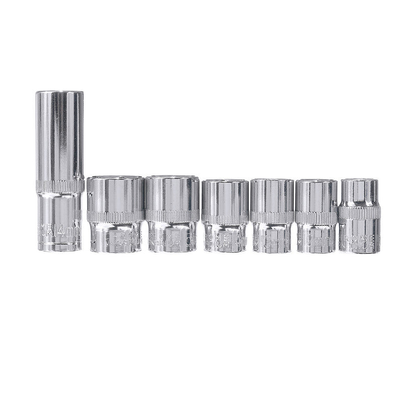 7pcs Electric Ratchet Wrench Socket Adapter Drill Bit Spanner Socket