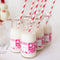 25Pcs Paper Straws For Birthday Wedding Decoration Party Straws Supply Creative Paper Drinking Straw