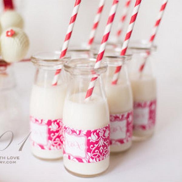 25Pcs Paper Straws For Birthday Wedding Decoration Party Straws Supply Creative Paper Drinking Straw