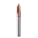 Drillpro 3 Flutes 90 Degree AlTiN Coating Chamfer Mill HRC55 2-8mm Tungsten Steel Milling Cutter