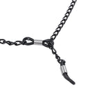 Fashion Black Metal Sunglasses Eyeglass Chain Adjustable Ends Glasses
