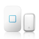 CACAZI Home Wireless Self-powered Doorbell No Battery Required Button Receiver 1 to 1 150M Remote Smart Calling Bell