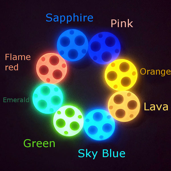 Lumintop 2x19.7mm Self Illuminate Turboglow Glow Gasket For FW3A & Carclo 105XX Most Triple Optic Light Flashlight