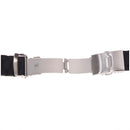Black Silicon Strap Waterproof Watchband Diving Belt Clasp 20 mm