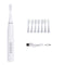 USB Charging Waterproof Soft Ultrasonic Electric Toothbrush 6 Vibration Modes W/ 8 Tips Oral Whitening Care