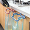 Towel Shelf Holders Cupboard Bag Clips Door Back Trash Rack Storage Garbage Bag Holder Hanging Kitchen Cabinets Storage Bag