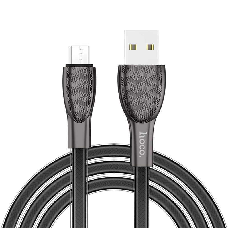HOCO U52 Micro USB Charging Data Cable for Tablet Smartphone 1.2M