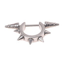 1pcs Goth Punk Hoop Plug Earring Mens Stud Earring A6U6