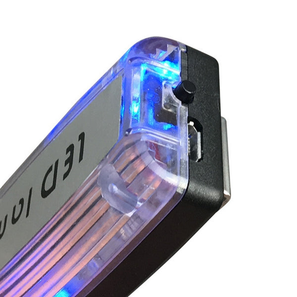 Rechargeable Blue Red LED Flashing Shoulder Light Traffic Warning Signal Lamp