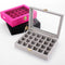 Velvet Glass Carboard Rings Earring Pendant Jewelry Collect Box Showcase