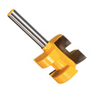 Drillpro RB4 2pcs 1/4 Inch Shank Router Bits Square Tooth Tenon Cutter