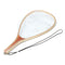 58CM Wooden Handle Fly Fish Fishing Landing Trout Clear Rubber Net Mesh Catch Tackle