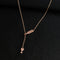 Trendy Pendant Necklace Elegant Chain Beer Wineglass Neclacke Cold Silver Jewelry for Women
