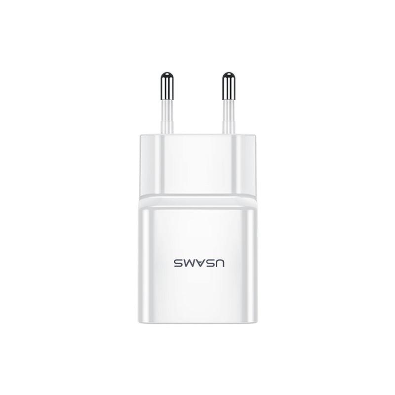 USAMS 2.1A Single Port Fast Charging USB Charger Adapter EU Plug Suitable For iPhone X XS HUAWEI P30 Mate20 XIAOMI MI9 S10 S10+