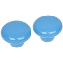 5 x Round Ceramic Cabinet/Drawer/Cupboard/Bin Pull Knobs Handles---Blue N6C6