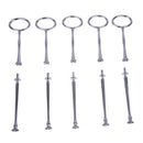 5 Wedding Metal 2 Tier Cake Stand Center Handle Rods Fittings Kit E8R4