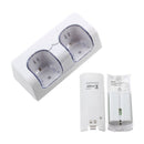 White Sofa Dual Charger Dock Station and 2 2800mah Rechargeable Battery Pac