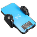 2 Coils 10W Qi Wireless Car Dashboard Holder Charger for Samsung S8 Huawei iPhone 7 Plus