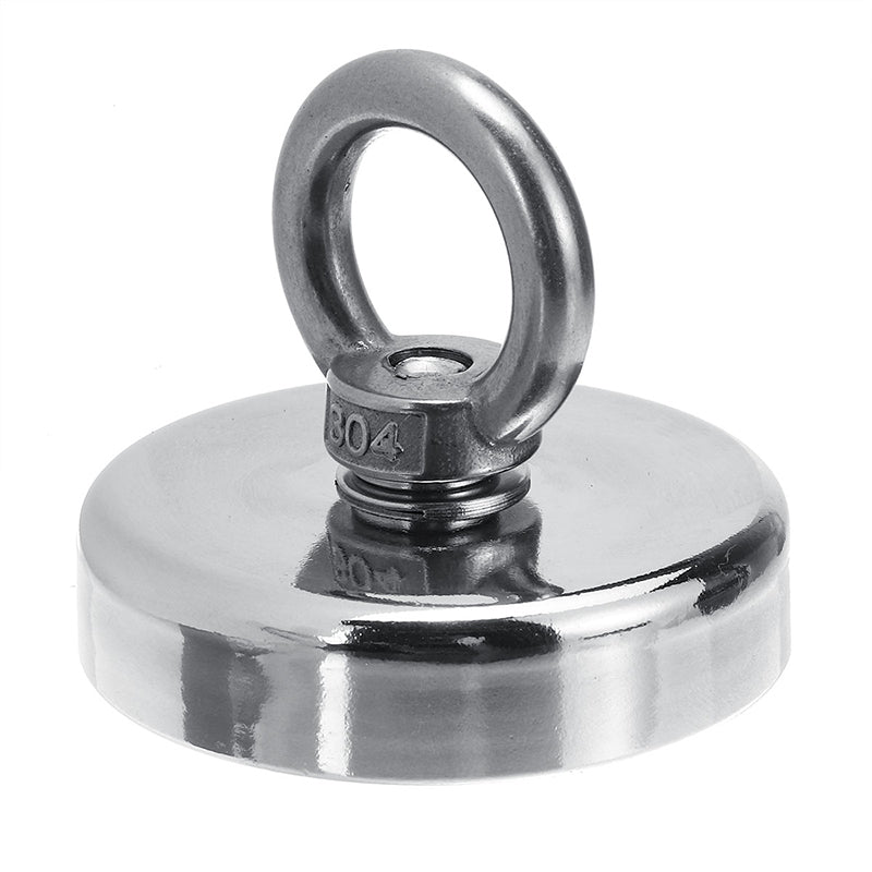 35-600KG Neodymium Fishing Salvage Recovery Magnet + 10M Rope For Detecting Metal Treasure