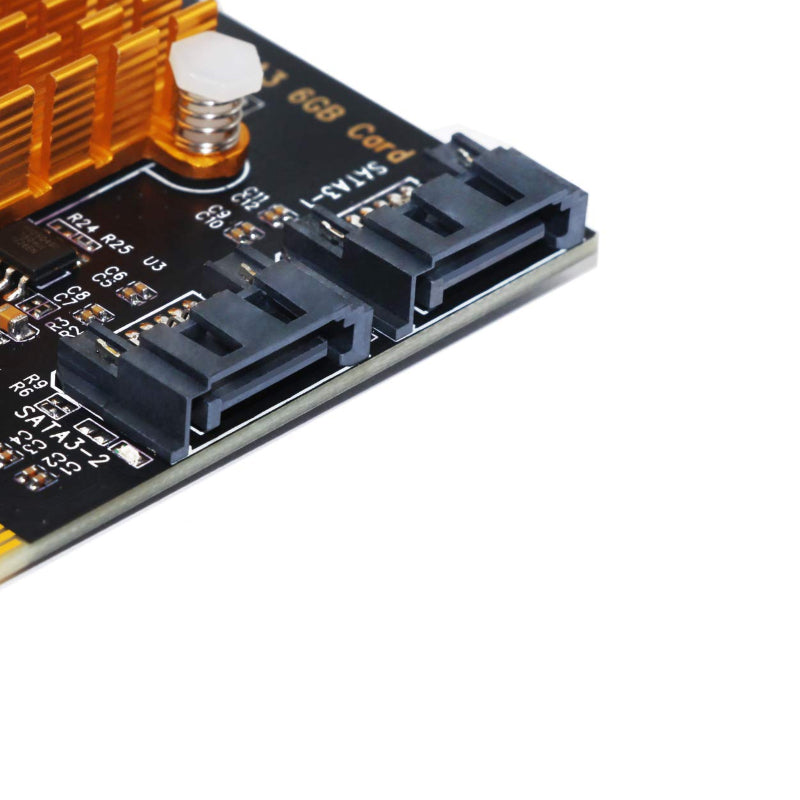 SSU SA3002  PCI-E to SATA3.0 Expansion Card 6Gbps With Two Interface For Desktop Computer