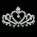 Flower Rhinestone Bridal Tiara Crown w/ Comb Pin for Wedding/Engagement/Pro