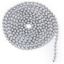 Approx. 1M 2.4mm stainless steel Beaded Chain for DIY Craft Jewellery J9H3